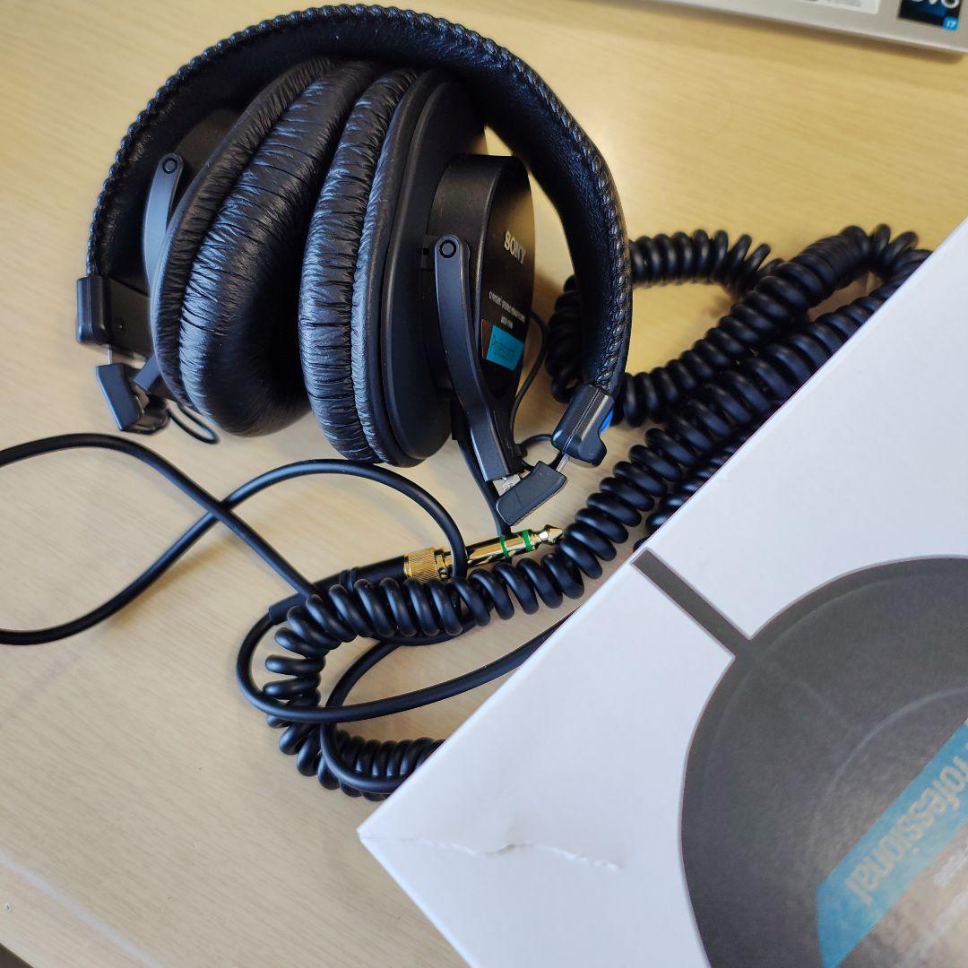 【美品】SONY MDR-7506 有線ヘッドホン　青帯　DTM モニター