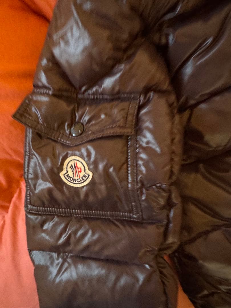 SS MONCLER ＭＡＹＡ　ダウンジャケット フード付き ダークブルー