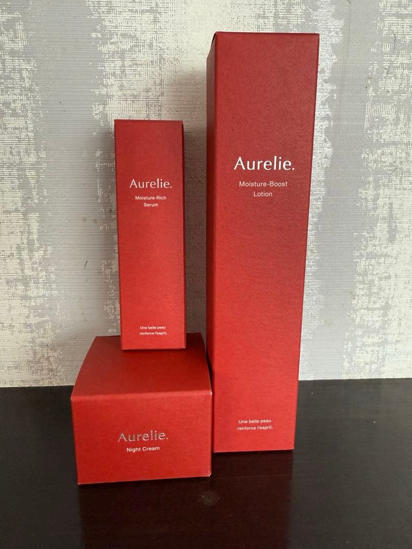 オレリー　エイジングセット(化粧品、美容液、ナイトクリーム)