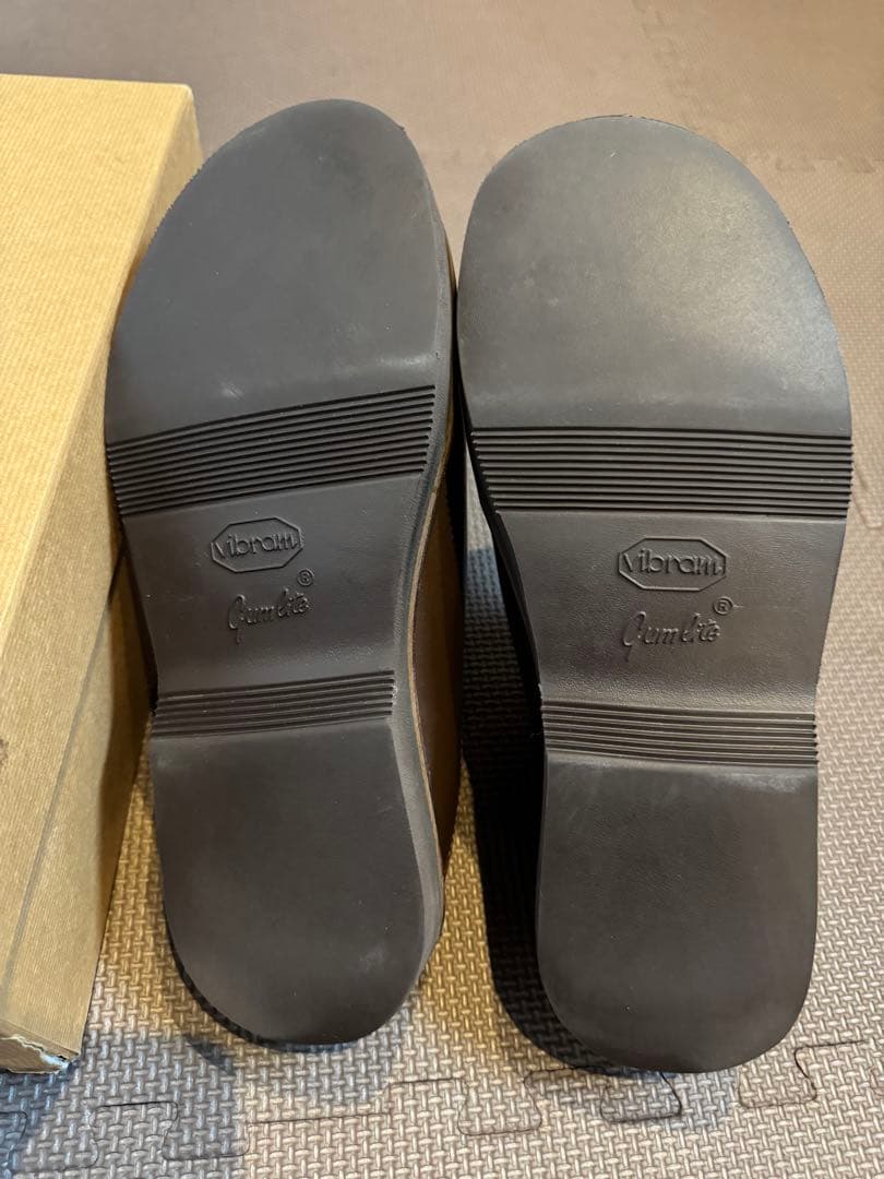 vernacolo レザー サボサンダル 43 こげ茶