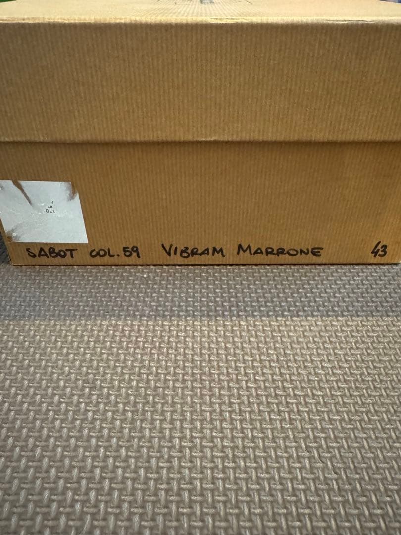 vernacolo レザー サボサンダル 43 こげ茶