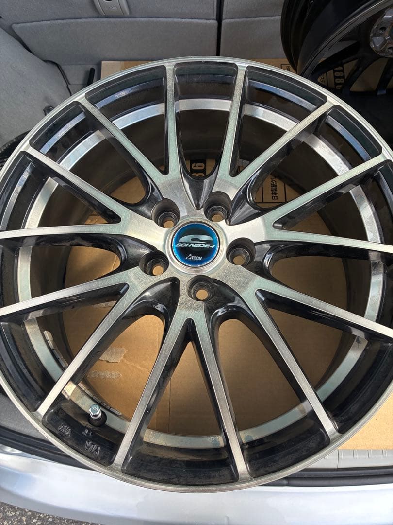 SCHNEIDER 17in 7J +50 PCD100 ホイールのみ 4本