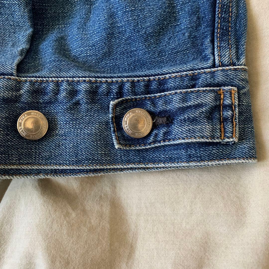 ジャケット・アウター HYKE BALLOON SLEEVE DENIM JACKET SIZE1