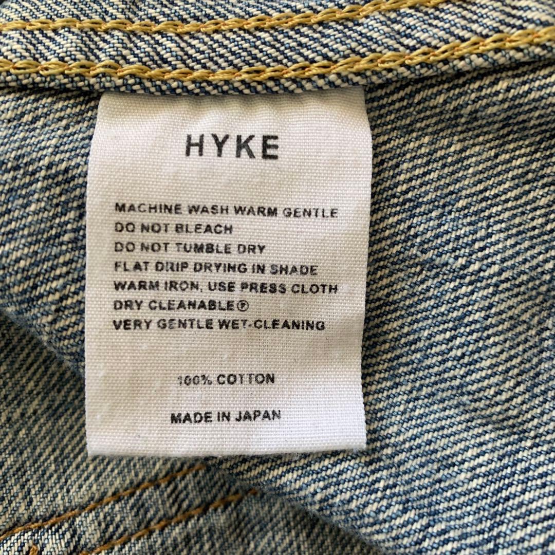 ジャケット・アウター HYKE BALLOON SLEEVE DENIM JACKET SIZE1