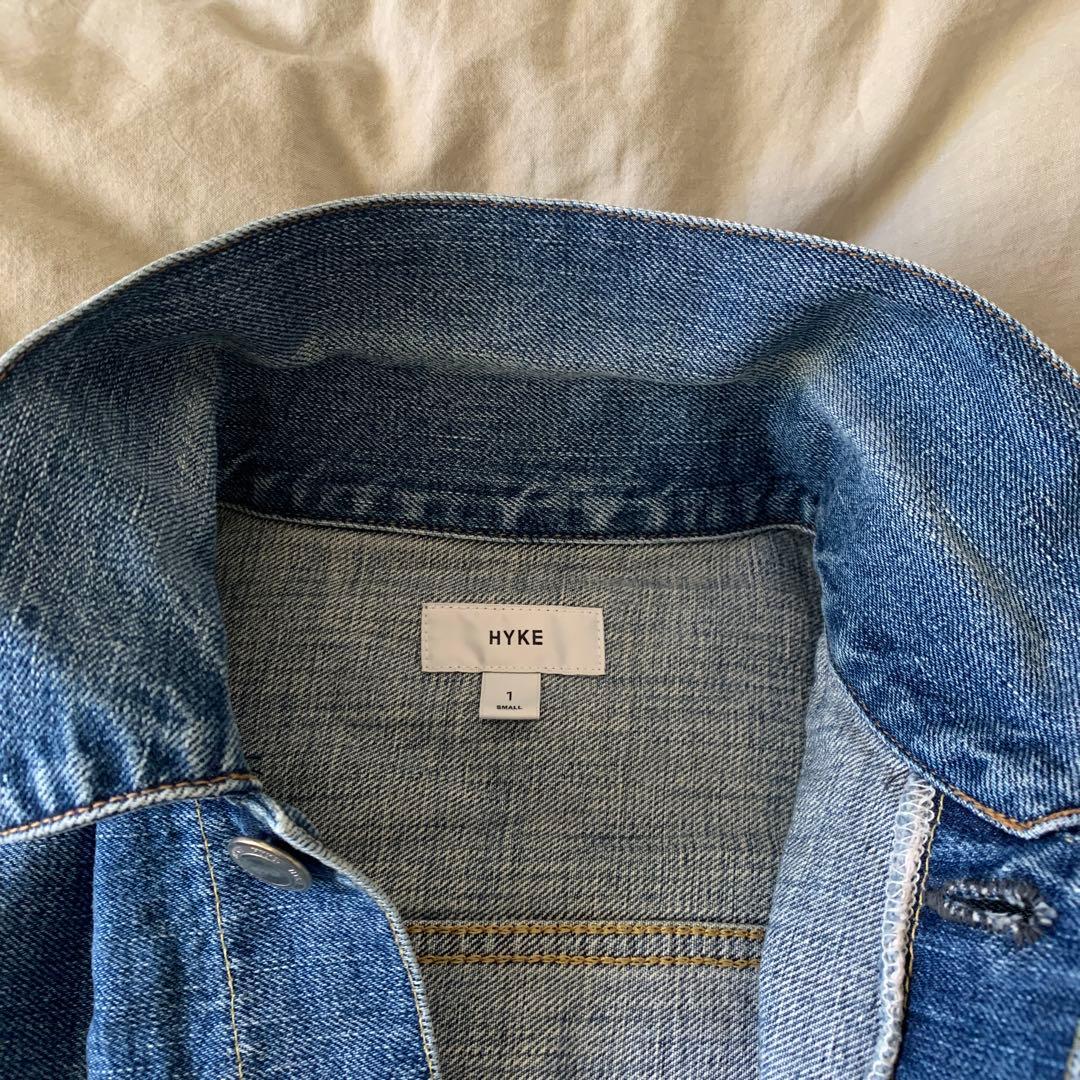 ジャケット・アウター HYKE BALLOON SLEEVE DENIM JACKET SIZE1