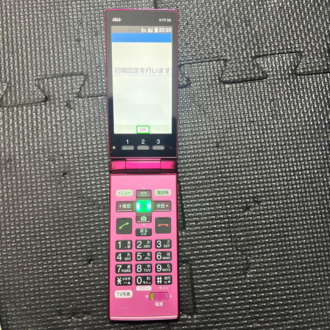 KYF38 au 本体 ドック充電式