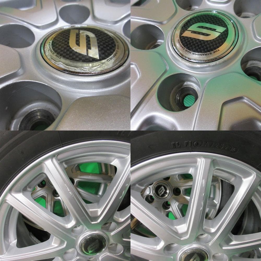 良品 ヴェゼル 215/60R16 2023年バリ山スタッドレス オデッセイ