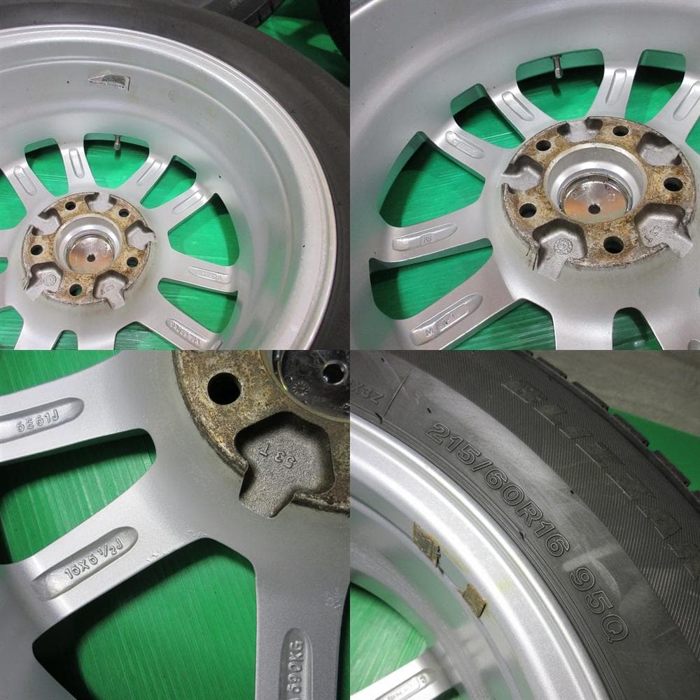 良品 ヴェゼル 215/60R16 2023年バリ山スタッドレス オデッセイ