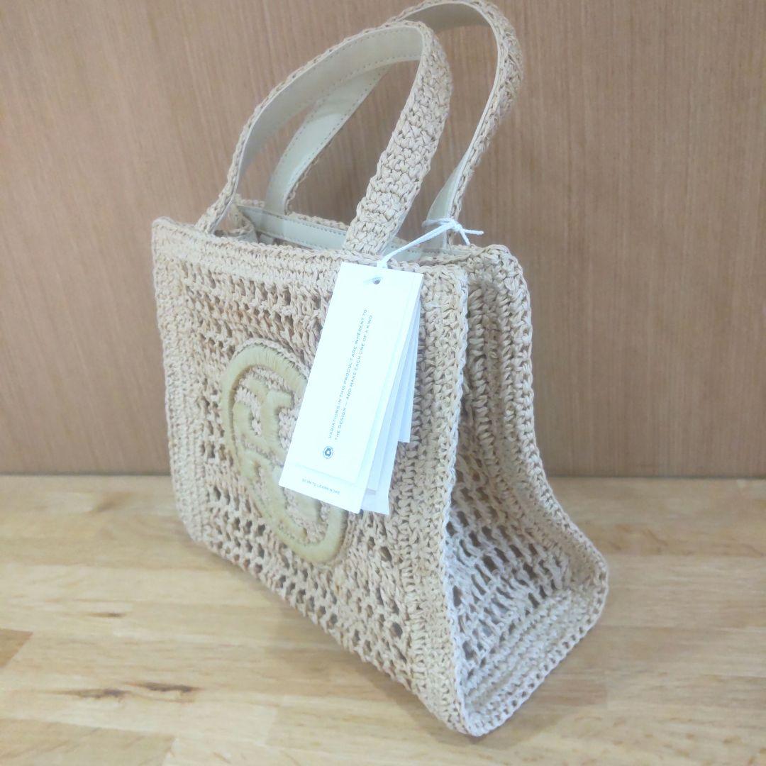 新品　♡TORY BURCH♡　 カゴバッグ クロシェスモールミニトートバッグ