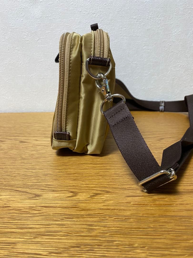 ポーター PLAN 2WAY ショルダーバッグ　ベージュ