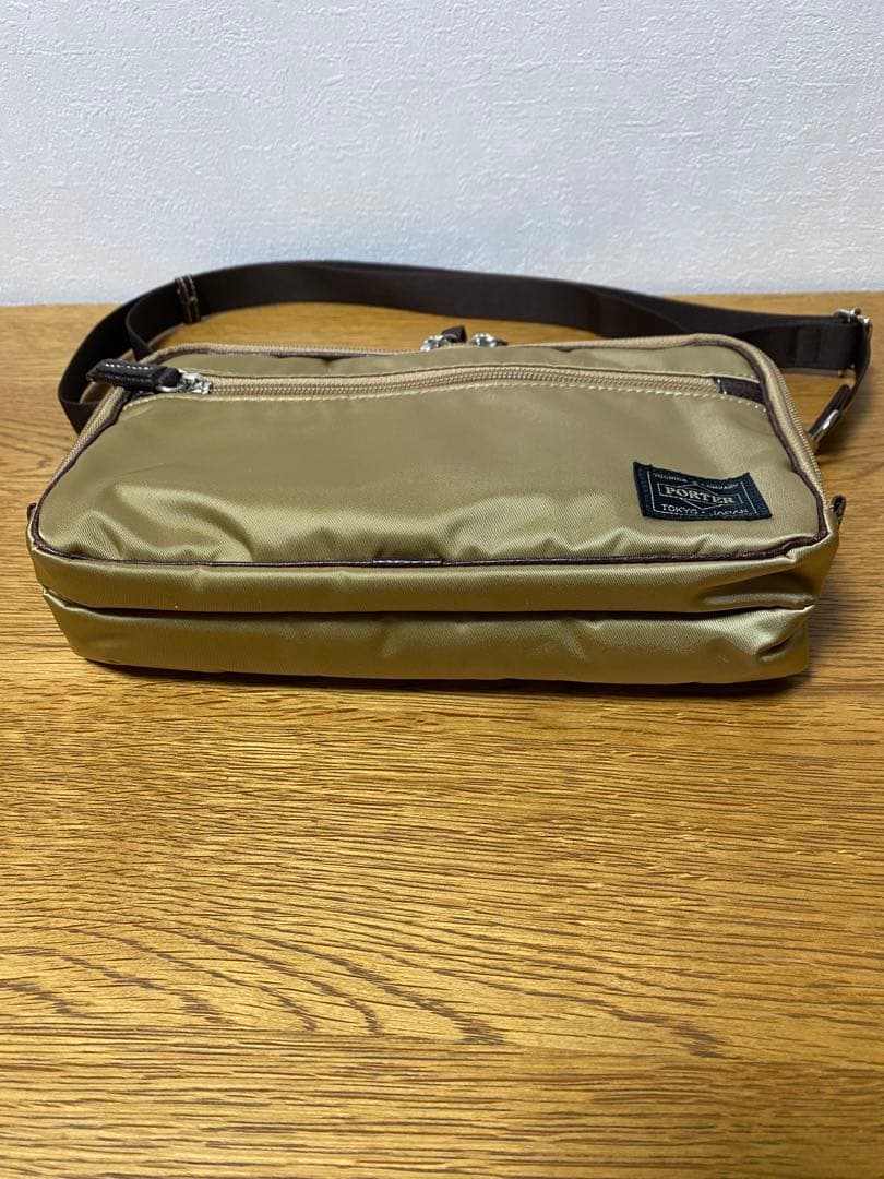 ポーター PLAN 2WAY ショルダーバッグ　ベージュ