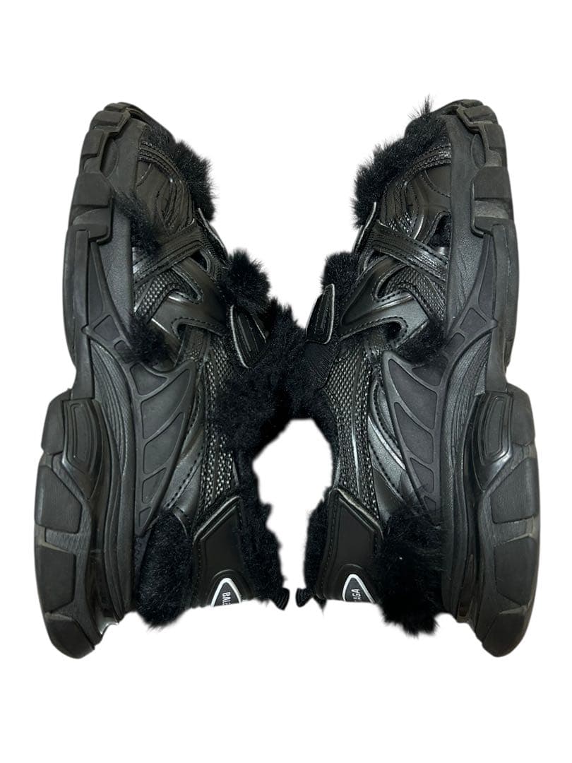 BALENCIAGA バレンシアガ　フェイクファーサンダル　ブラック　39