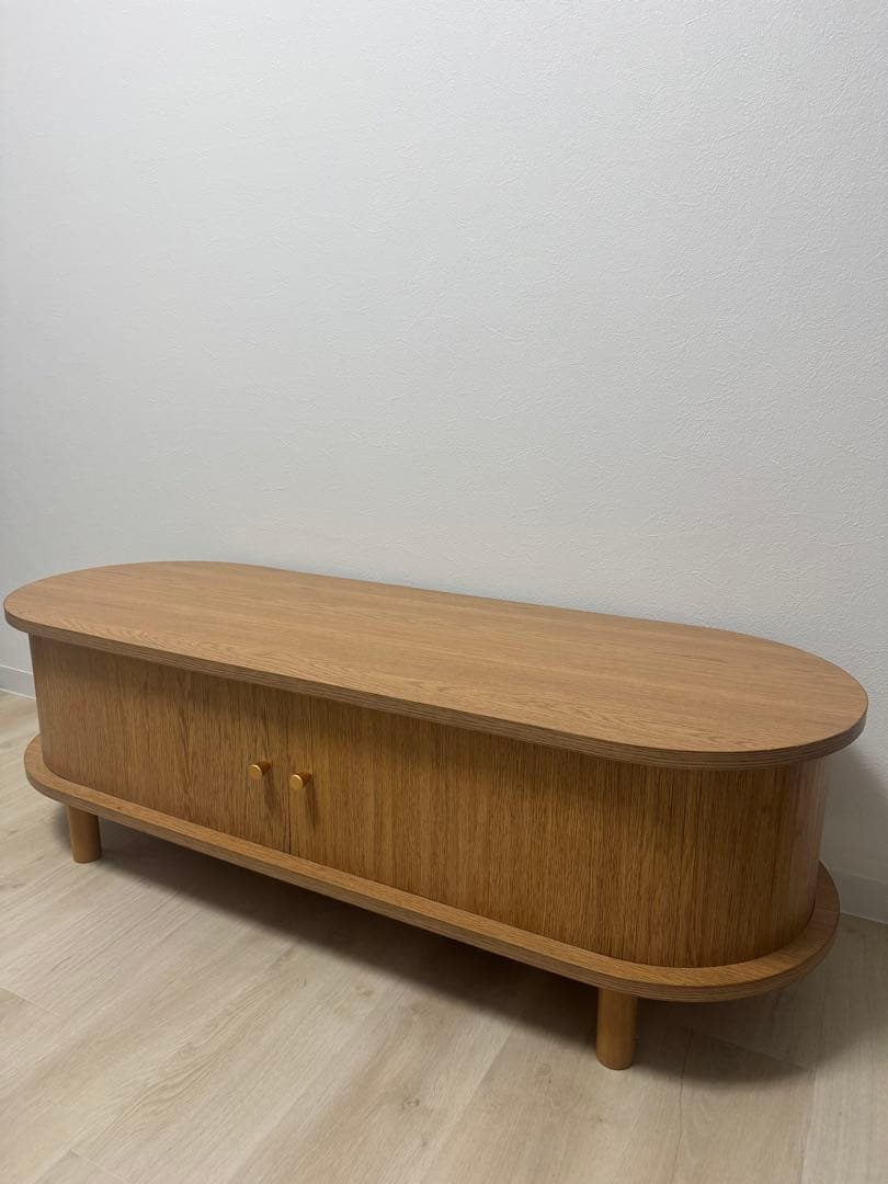 POPROOM 蛇腹ウッドテレビボード R1598 テレビ台　韓国　完売品