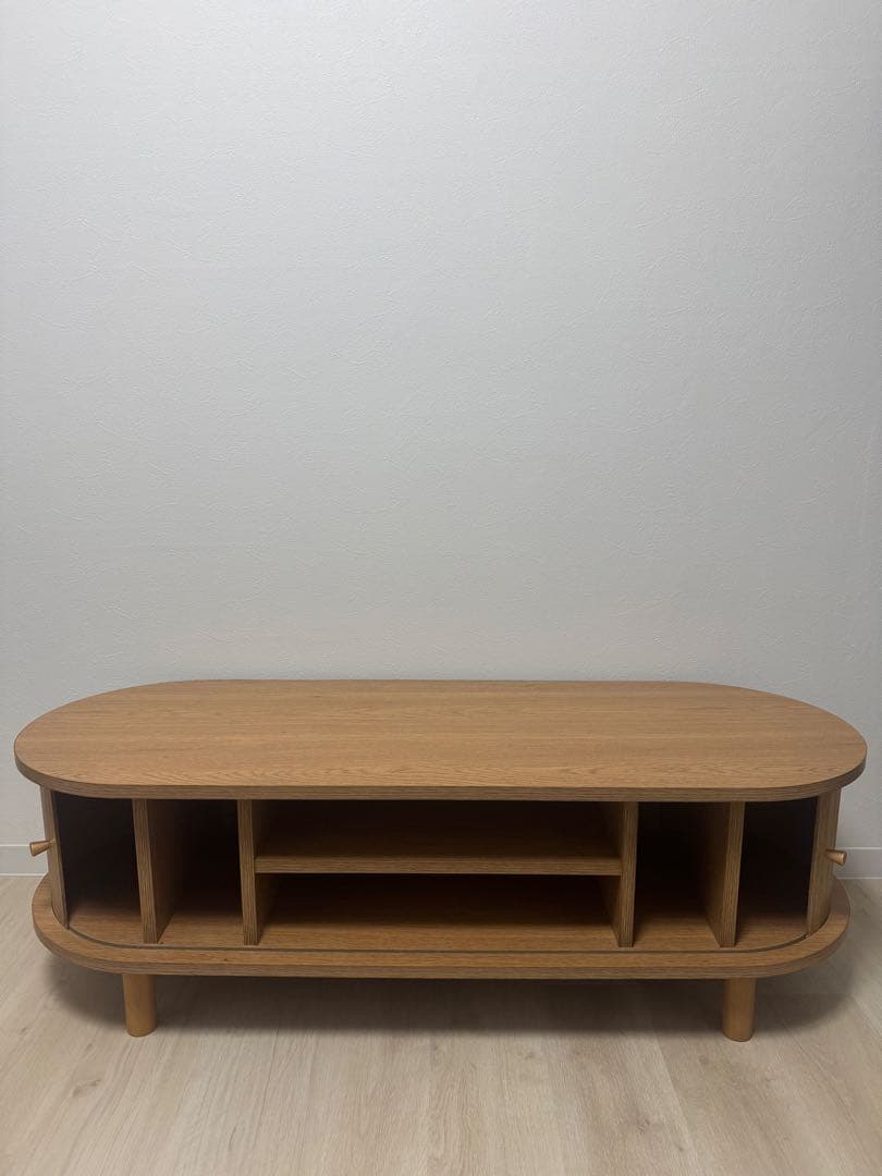 POPROOM 蛇腹ウッドテレビボード R1598 テレビ台　韓国　完売品