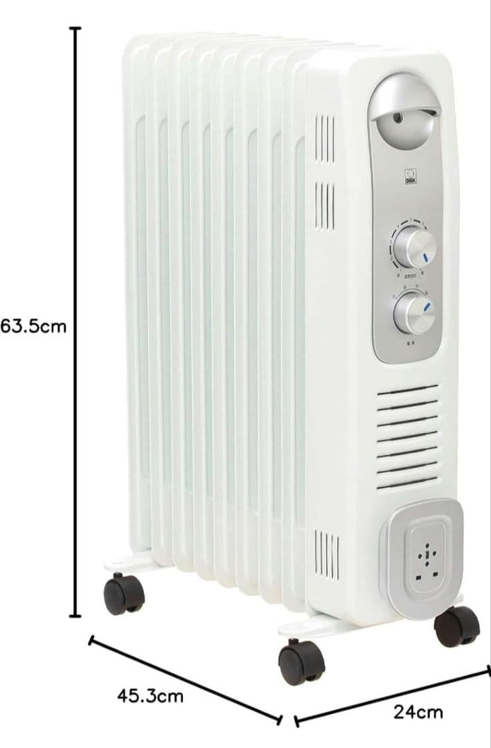 オイルヒーター DRC-1009WS 2025年製