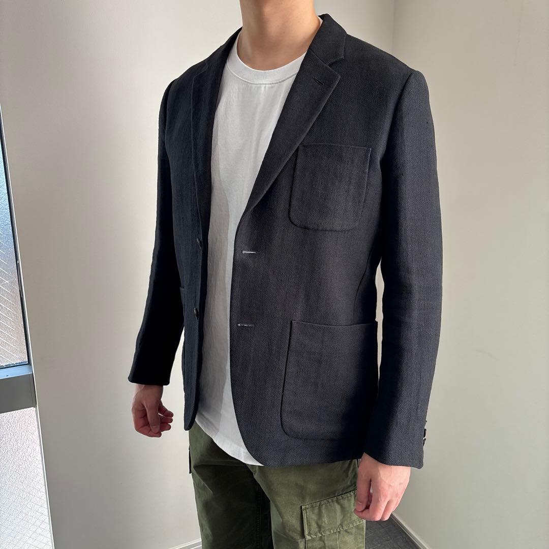 ポ*コ様 【美中古】マーガレットハウエル　Lサイズ　メンズ　テーラードジャケット