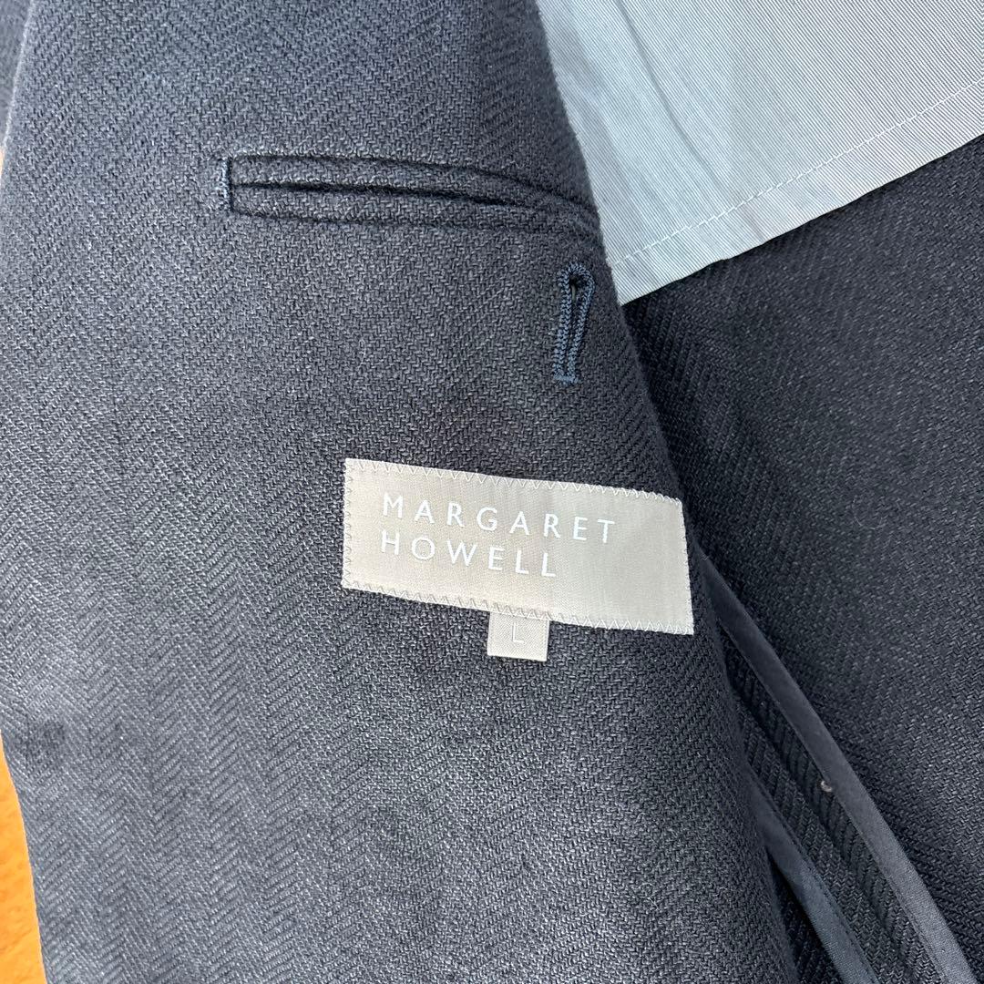 ポ*コ様 【美中古】マーガレットハウエル　Lサイズ　メンズ　テーラードジャケット