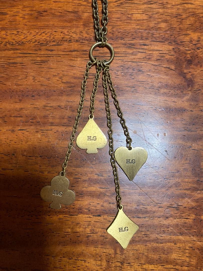 HYSTERIC GLAMOUR トランプ　ネックレス