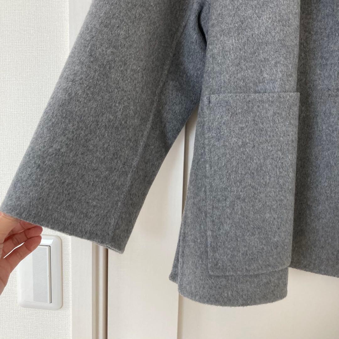 トゥモローランド ボールジィ プレミアムウール オープンカラーショートコート