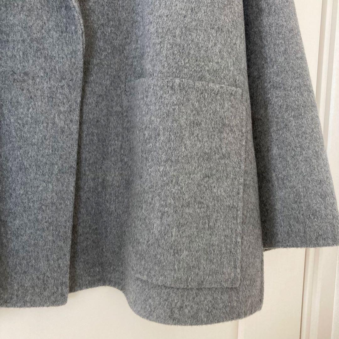 トゥモローランド ボールジィ プレミアムウール オープンカラーショートコート