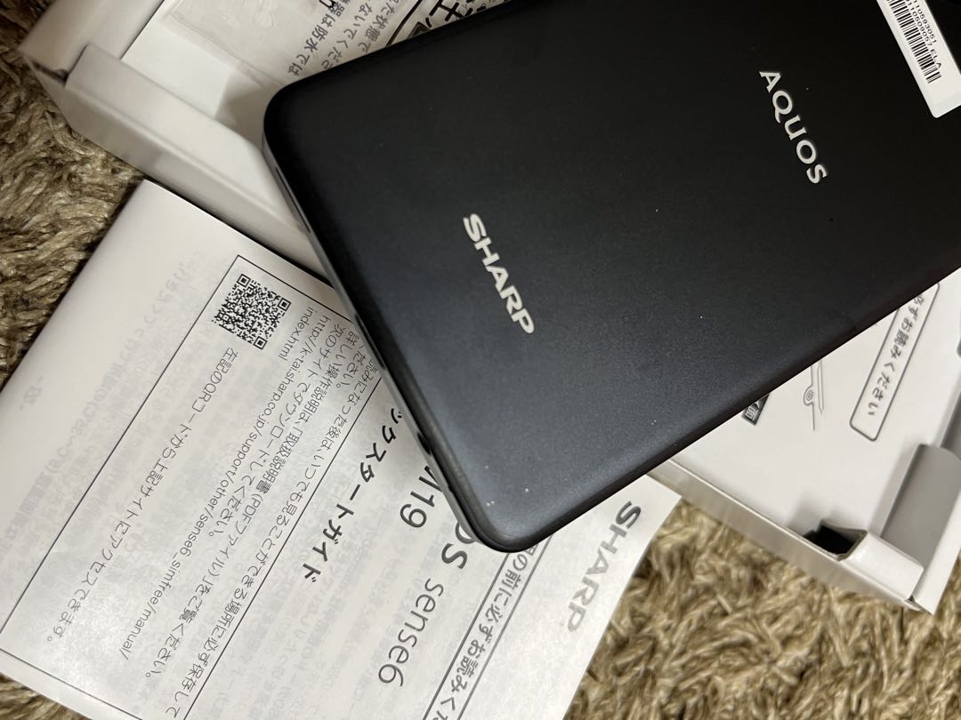 SHARP AQUOS sense6 ブラック64GB SIMフリー