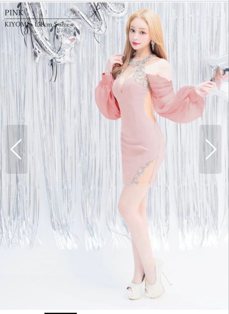 angel AR キャバドレス　ピンク