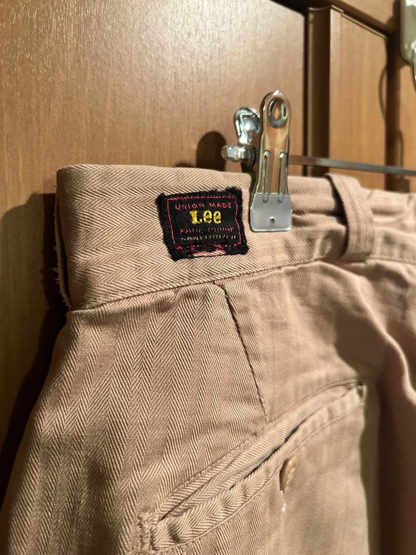 Special‼︎ 40s Lee hbt work pants センター赤