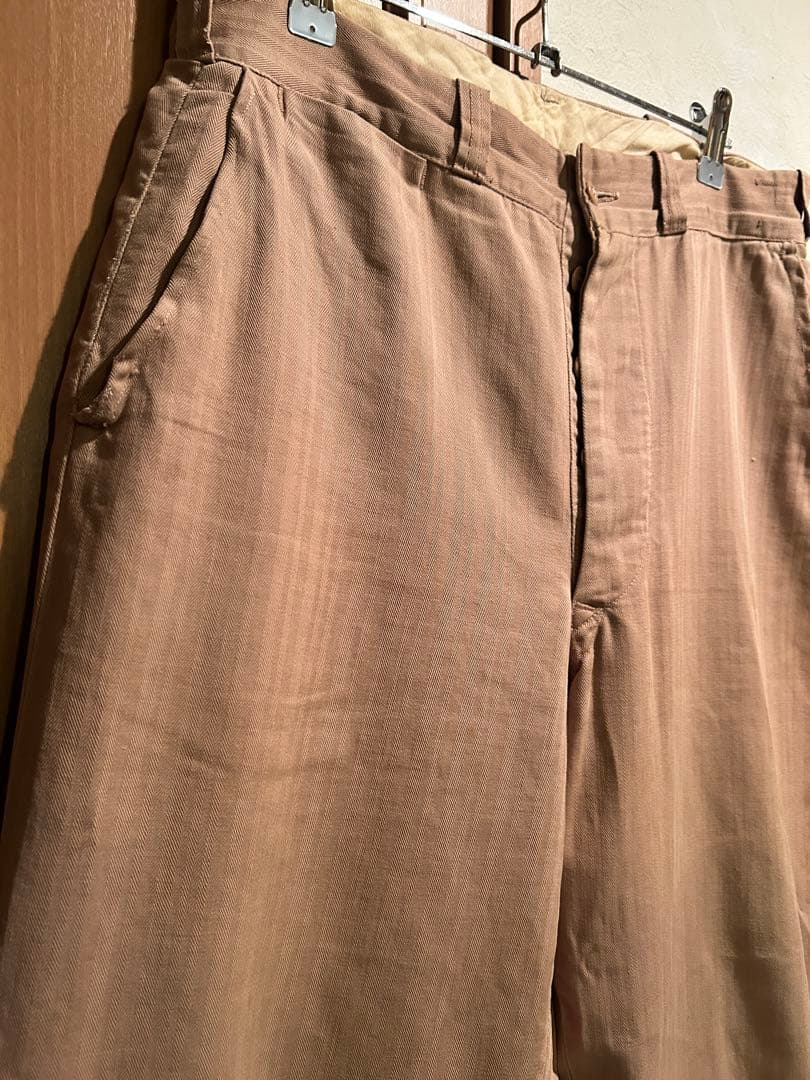 Special‼︎ 40s Lee hbt work pants センター赤