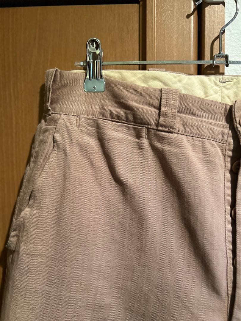 Special‼︎ 40s Lee hbt work pants センター赤