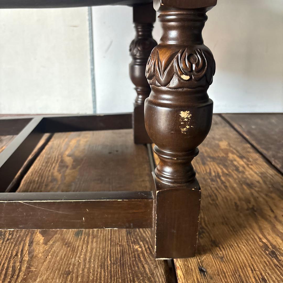 VINCENT ヴィンセント ハイバック ダイニングチェア レッド アンティーク