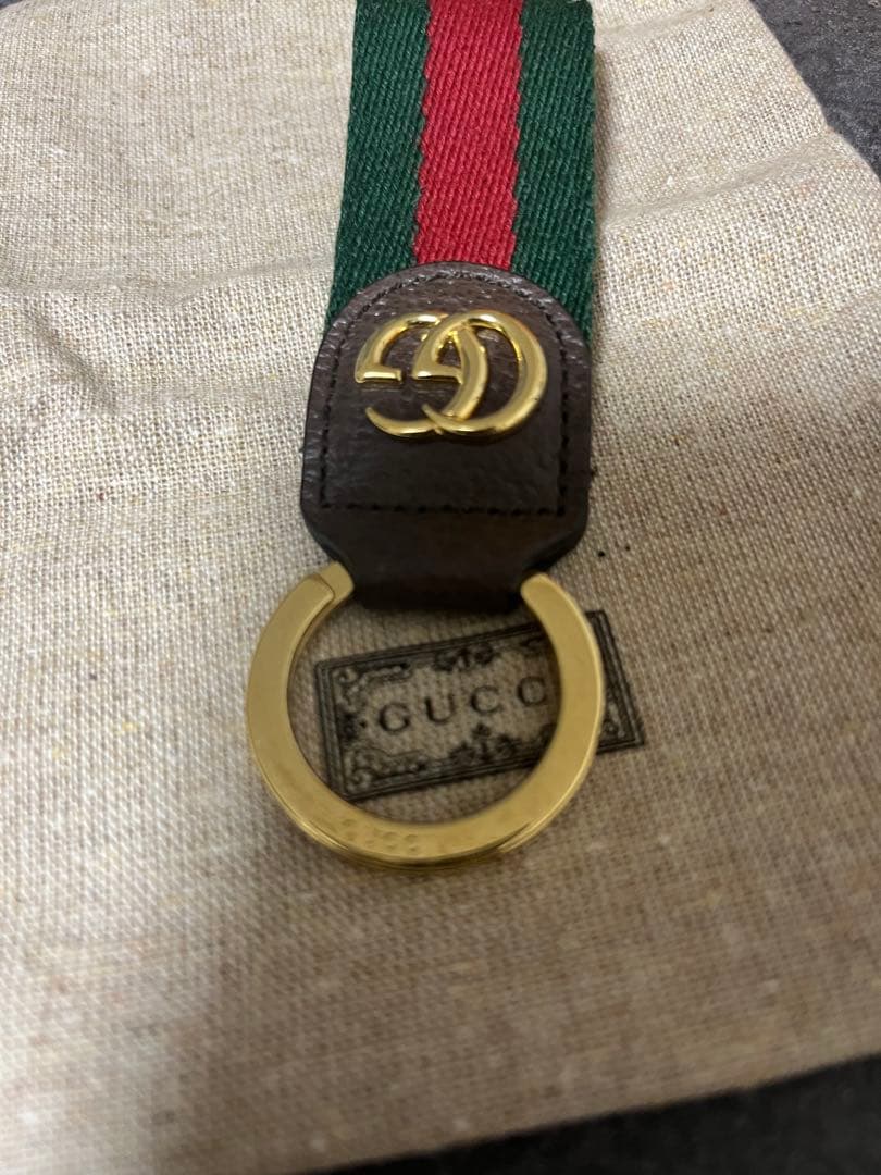 GUCCI グッチ Gロゴ キーリング オフィディア キーチェーン キーホルダー