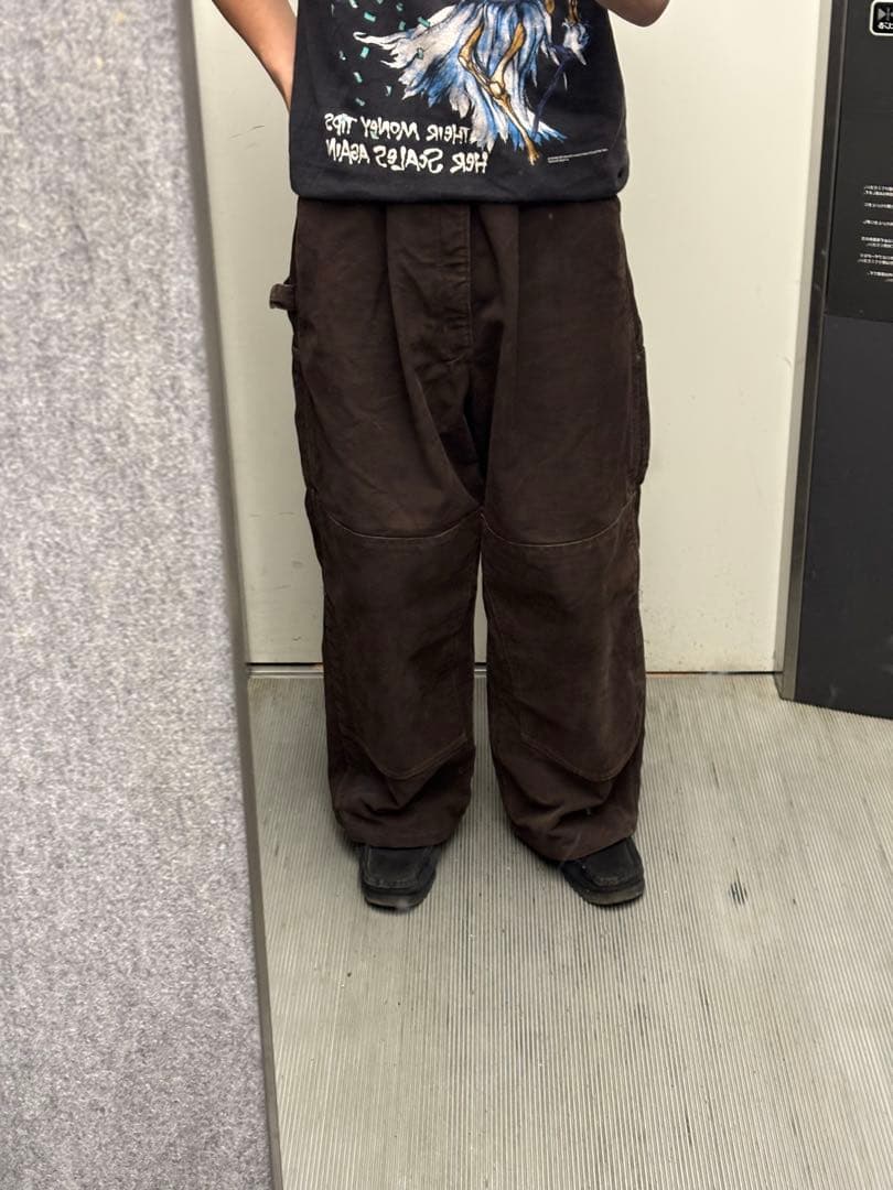 カーハート　ダブルニー 90s 00s ブラウン　w32 L30 くらい