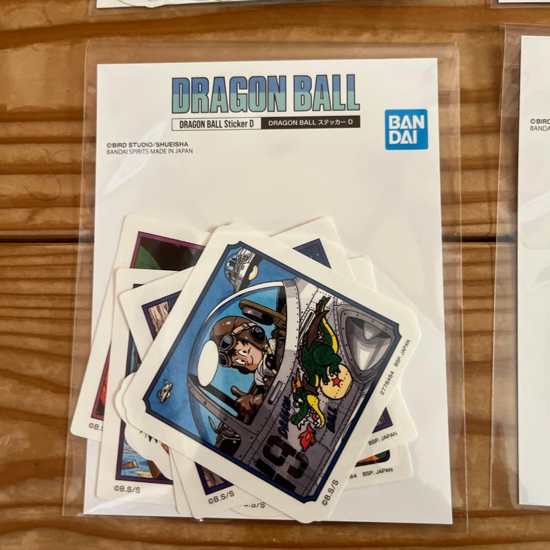 プレミアムバンダイ　原作　ドラゴンボールステッカー　A〜G