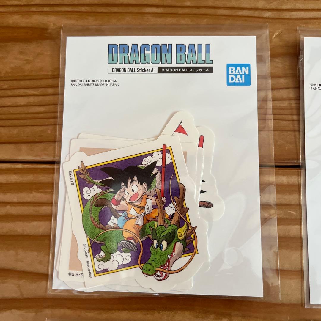 プレミアムバンダイ　原作　ドラゴンボールステッカー　A〜G