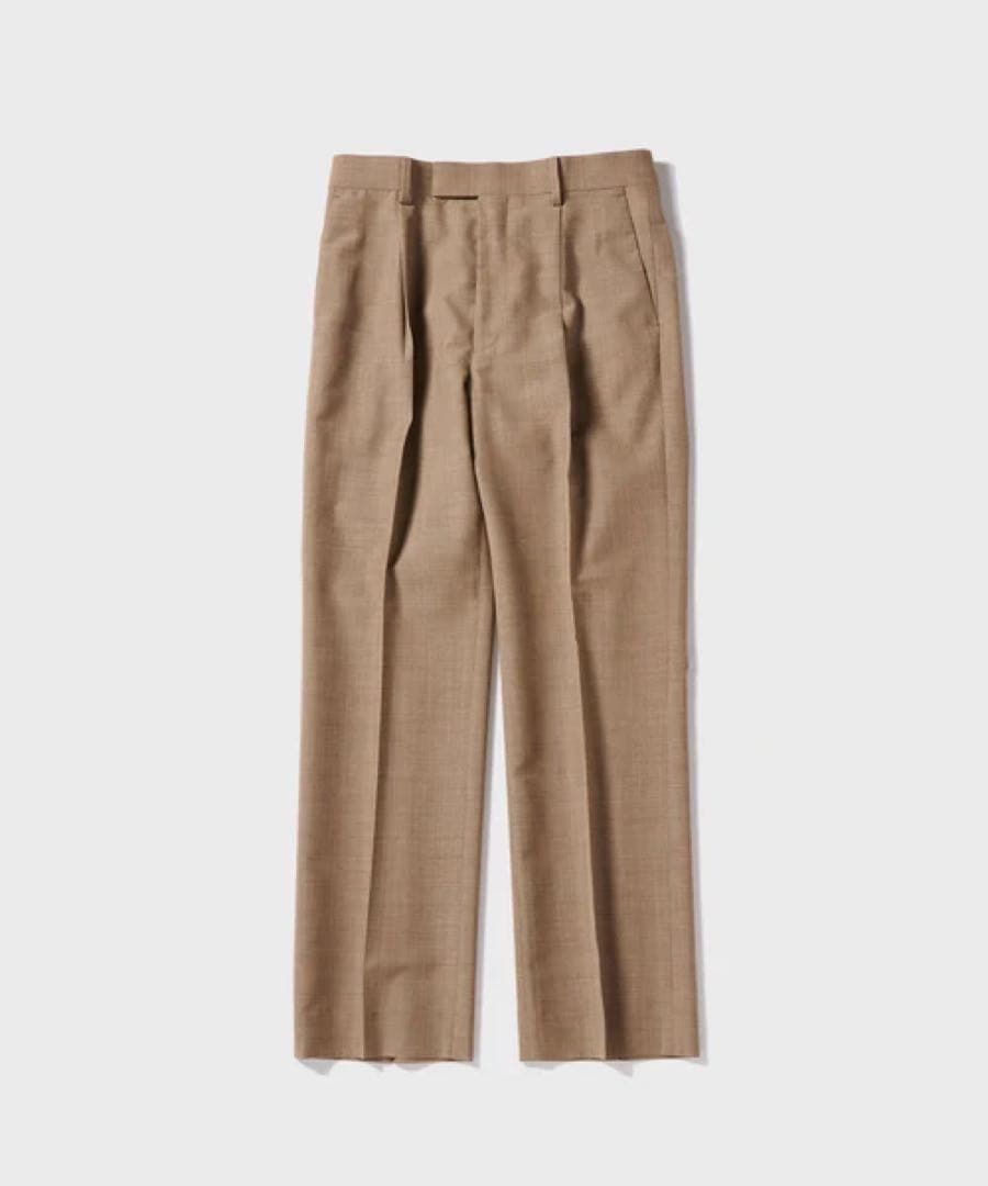 パンツ TROPICAL WOOL KID MOHAIR ONETUCK