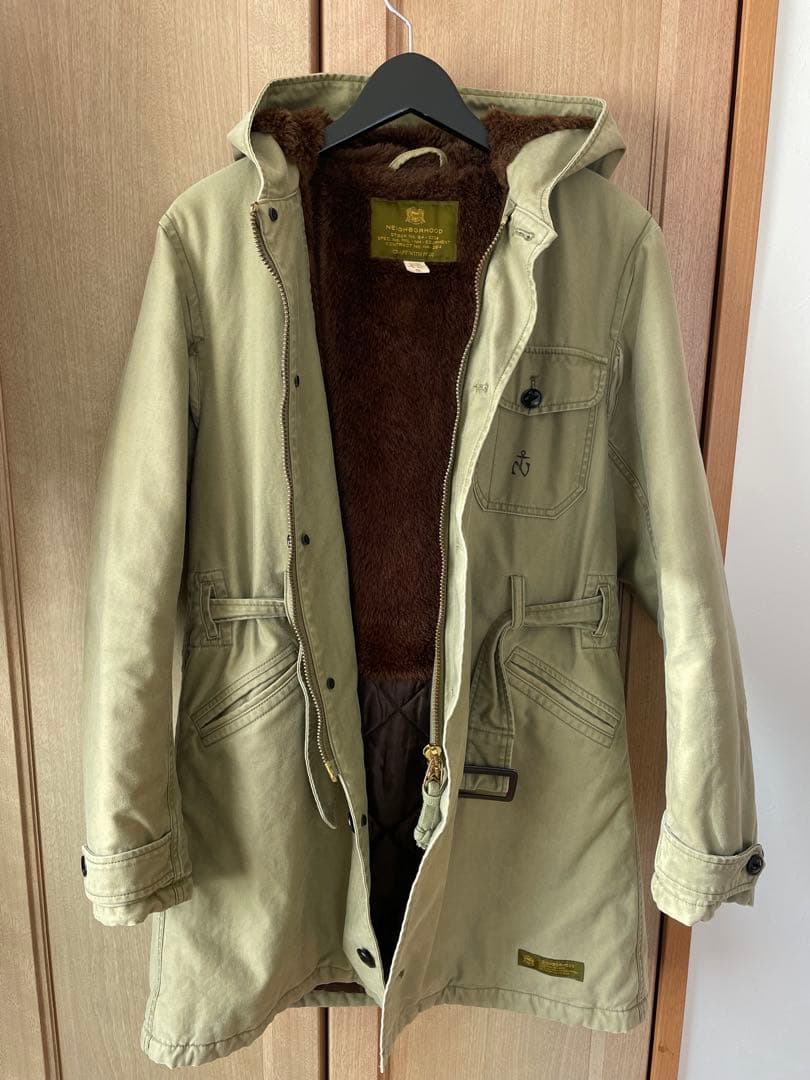 最終価格！！ネイバーフッド　ミリタリージャケット　カーキ　S