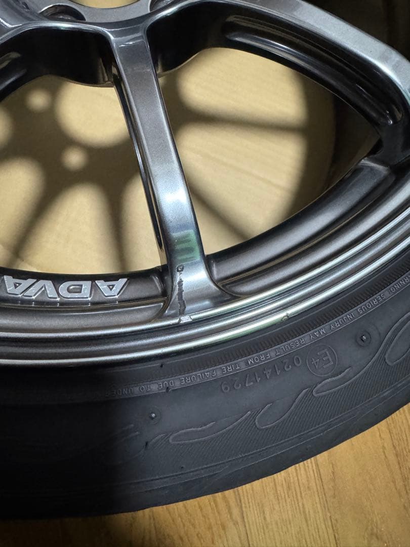 【2本】ADVAN Racing RSⅡ 17インチ 8j+37 5-114.3