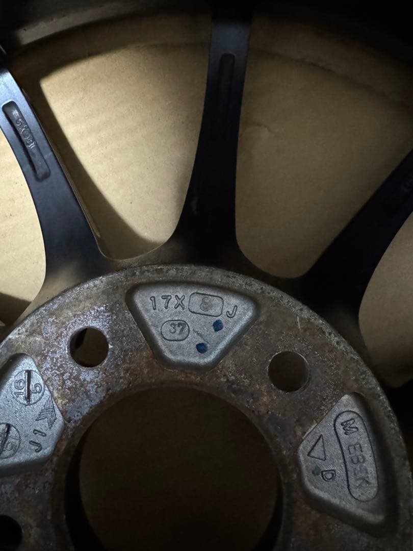 【2本】ADVAN Racing RSⅡ 17インチ 8j+37 5-114.3