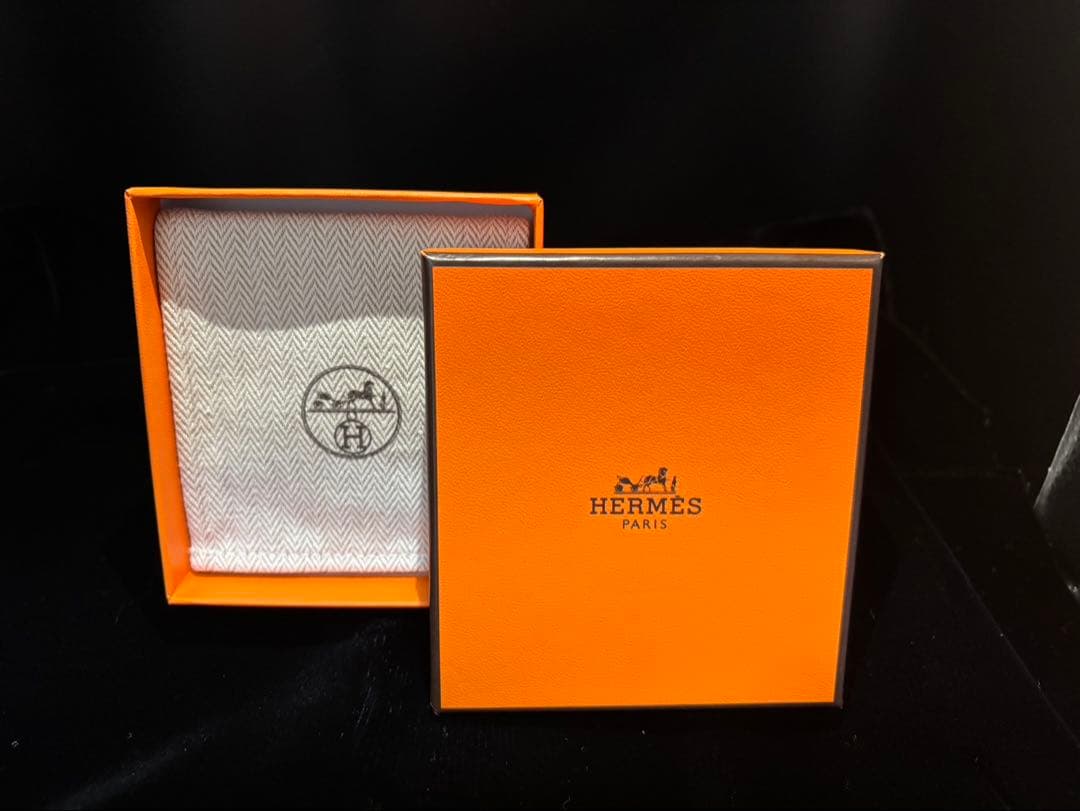 HERMES ミニポップアッシュ Hロゴ ペンダント チェーン ネックレス