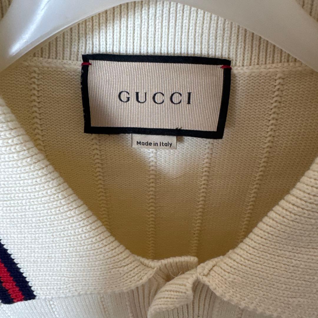 GUCCI ニットポロシャツ