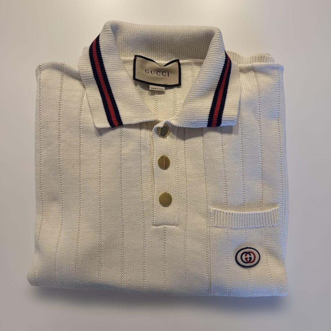 GUCCI ニットポロシャツ