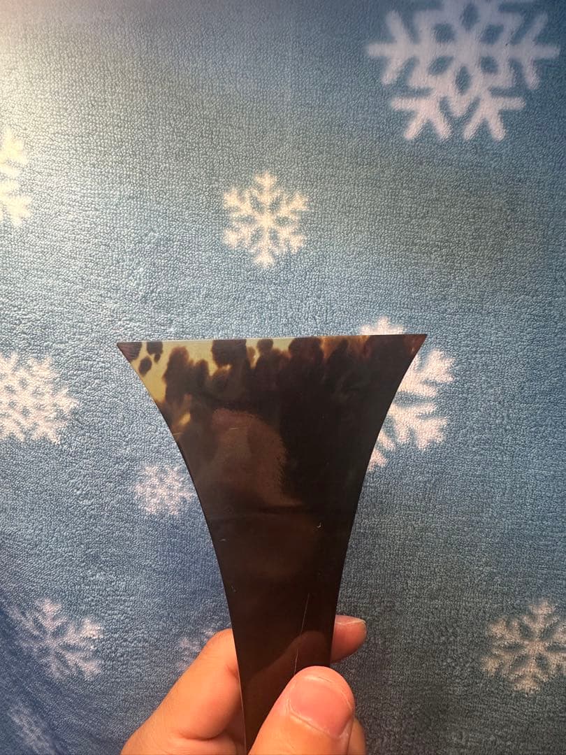 ムーディー【希少】三味線 津軽三味線 鼈甲バチ 本鼈甲　黒水牛台