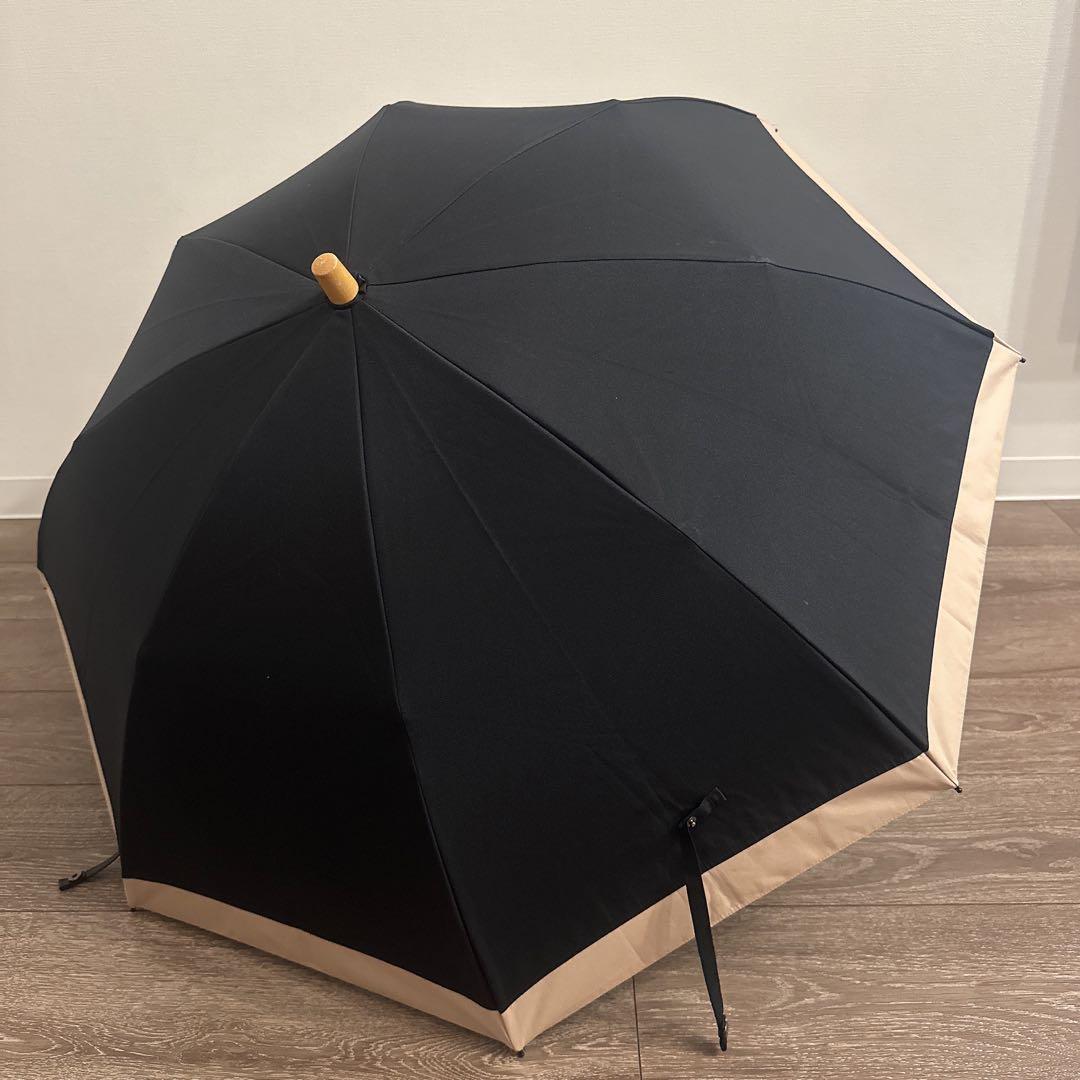 サンバリア100 2段折 コンビ　日傘　完全遮光日傘　美品