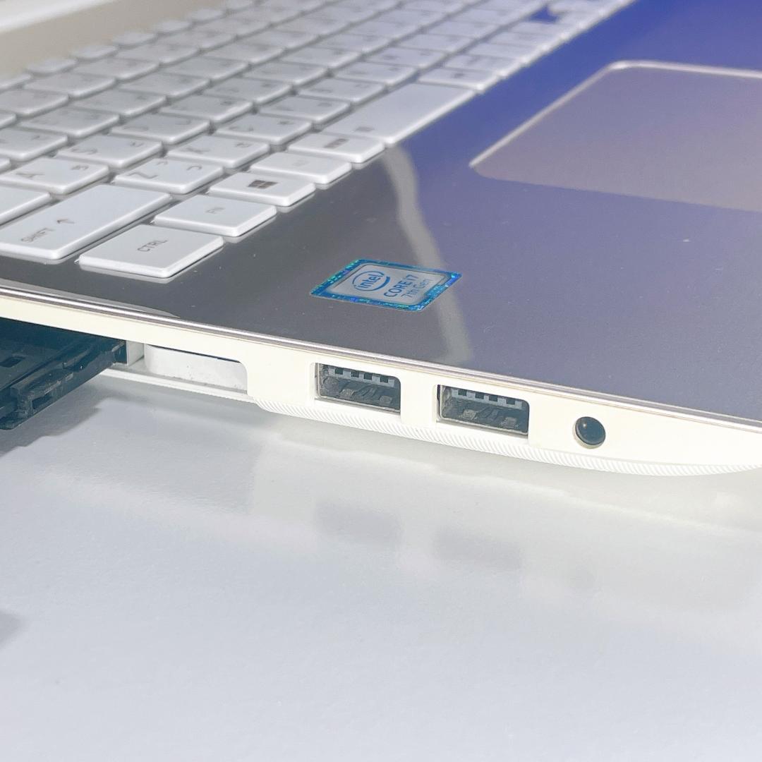 初期設定済✨新品SSD＆i7で爆速✨win11カメラ付ノートパソコン✨ゴールド