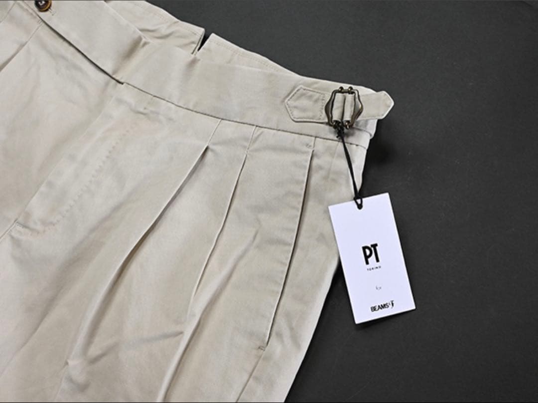 新品　PT TORINO（ピーティー トリノ）パンツ■オフホワイト　ベージュ48