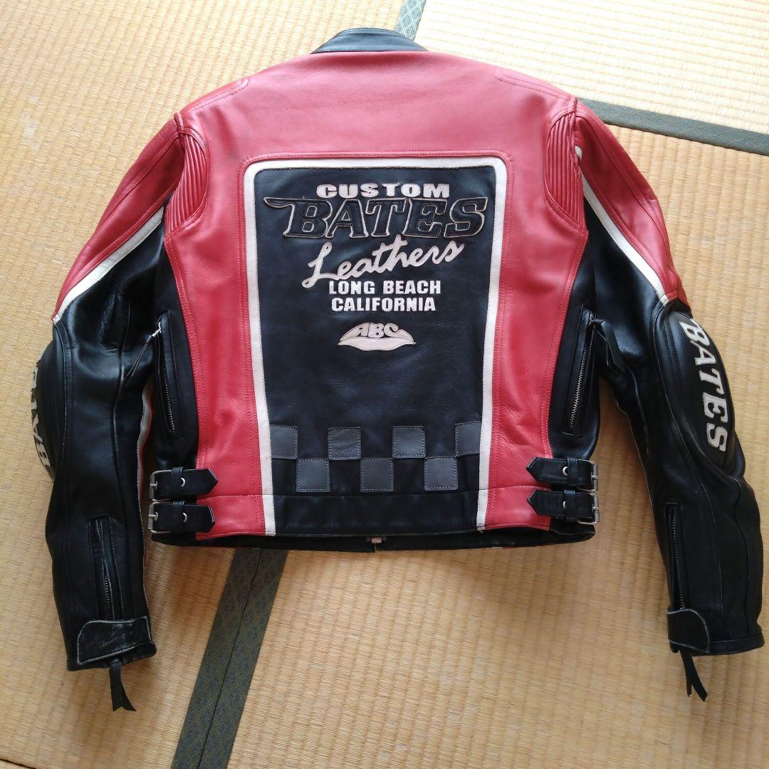BATES　ベイツ　カスタム　レザー　ライディング　ジャケット　本革　L