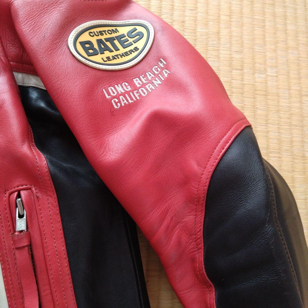 BATES　ベイツ　カスタム　レザー　ライディング　ジャケット　本革　L
