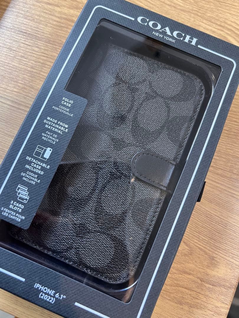 COACH 手帳型ケース　iPhone 13／iPhone 14対応　新品未使用
