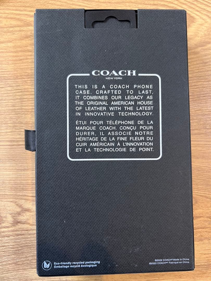 COACH 手帳型ケース　iPhone 13／iPhone 14対応　新品未使用