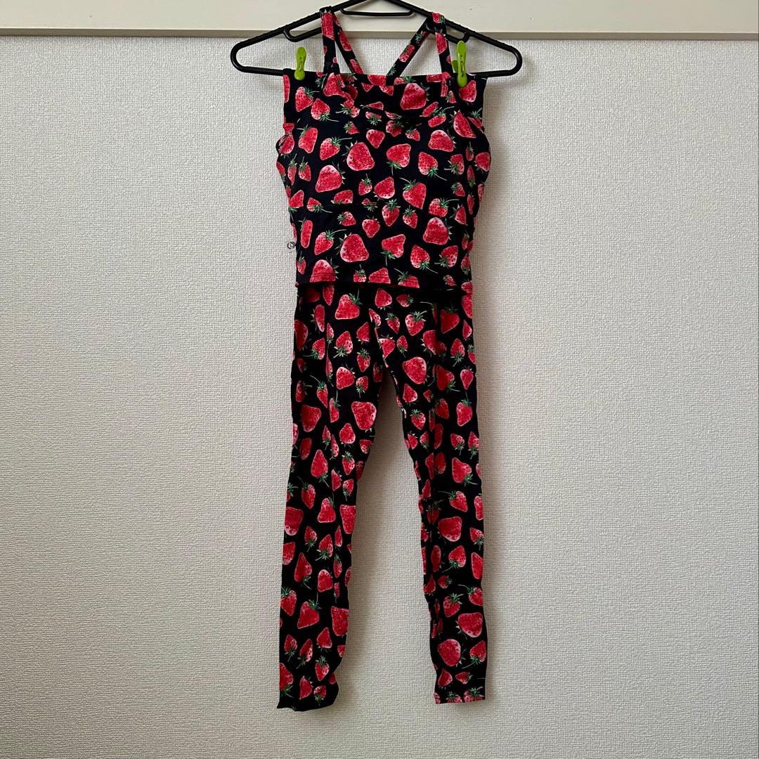 リンダワークス　イチゴ　レギンス&ミドルレングスブラ　サイズM